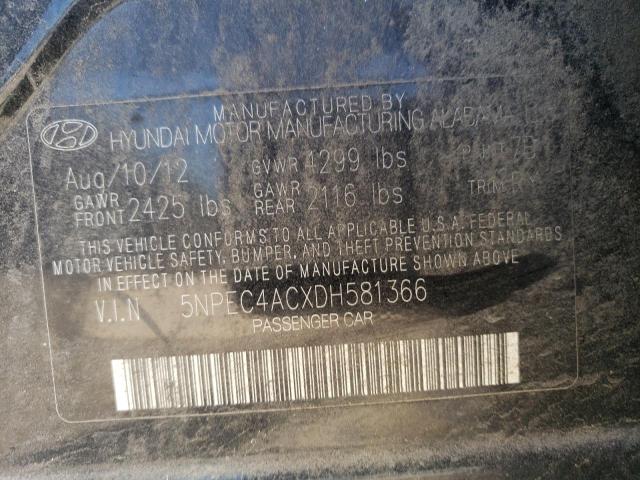 Photo 11 VIN: 5NPEC4ACXDH581366 - HYUNDAI SONATA SE 