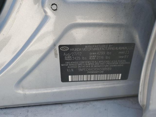 Photo 11 VIN: 5NPEC4ACXDH590889 - HYUNDAI SONATA SE 