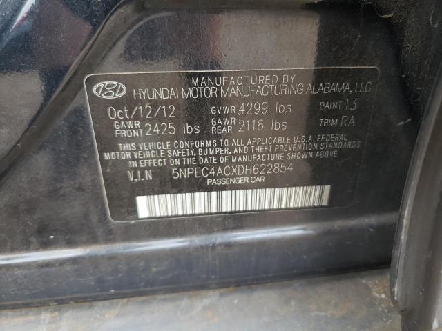 Photo 9 VIN: 5NPEC4ACXDH622854 - HYUNDAI SONATA SE 