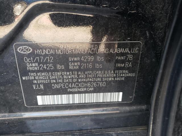 Photo 11 VIN: 5NPEC4ACXDH626760 - HYUNDAI SONATA SE 