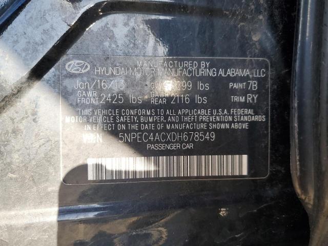 Photo 11 VIN: 5NPEC4ACXDH678549 - HYUNDAI SONATA 