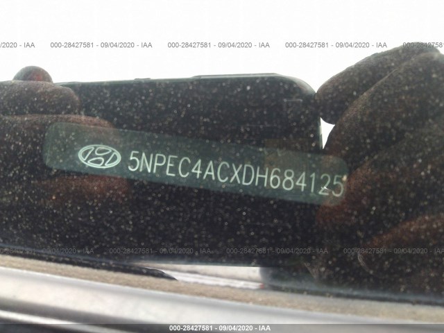 Photo 8 VIN: 5NPEC4ACXDH684125 - HYUNDAI SONATA 