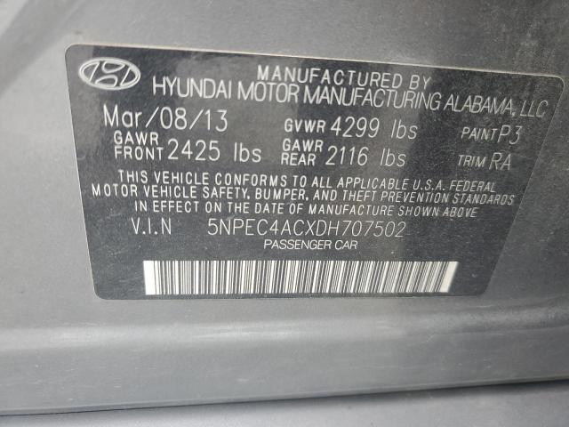 Photo 11 VIN: 5NPEC4ACXDH707502 - HYUNDAI SONATA 