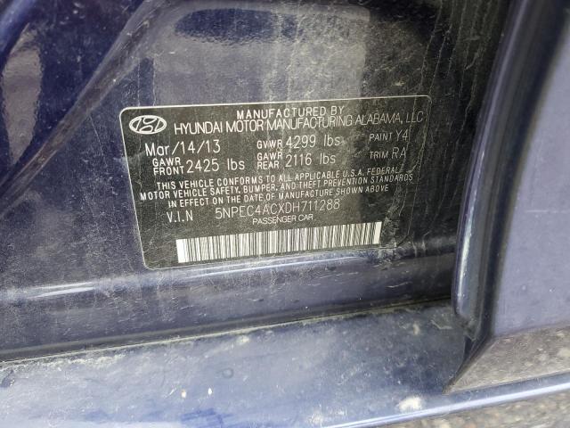 Photo 9 VIN: 5NPEC4ACXDH711288 - HYUNDAI SONATA SE 