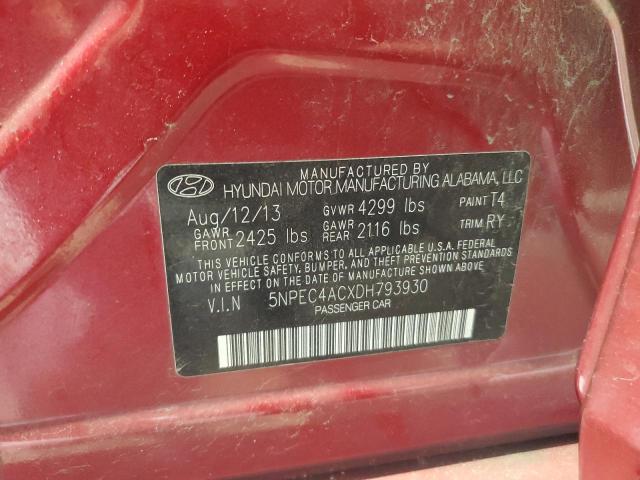 Photo 11 VIN: 5NPEC4ACXDH793930 - HYUNDAI SONATA 