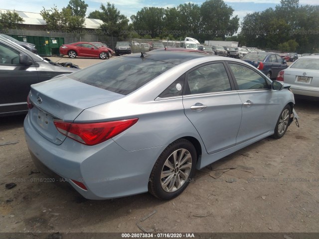 Photo 3 VIN: 5NPEC4ACXEH844456 - HYUNDAI SONATA 