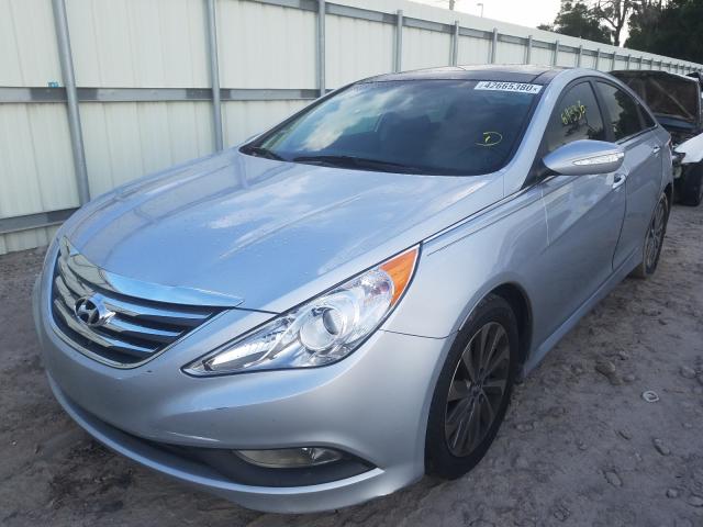 Photo 1 VIN: 5NPEC4ACXEH876114 - HYUNDAI SONATA SE 