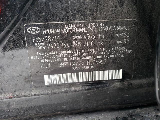 Photo 11 VIN: 5NPEC4ACXEH905997 - HYUNDAI SONATA SE 