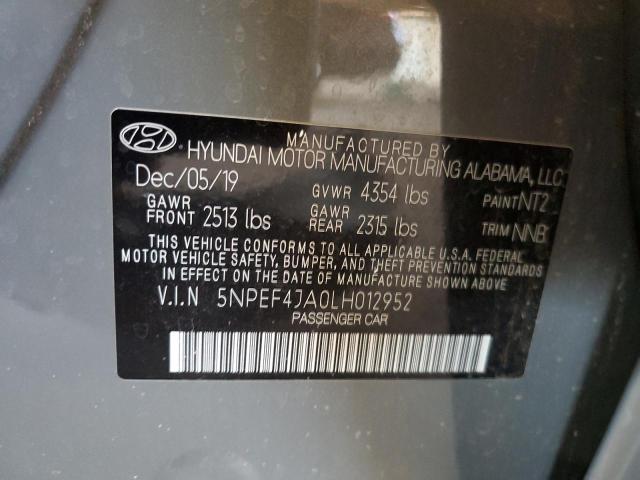 Photo 11 VIN: 5NPEF4JA0LH012952 - HYUNDAI SONATA SEL 