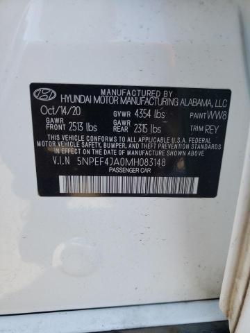 Photo 9 VIN: 5NPEF4JA0MH083148 - HYUNDAI SONATA SEL 