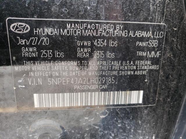 Photo 11 VIN: 5NPEF4JA2LH029185 - HYUNDAI SONATA SEL 