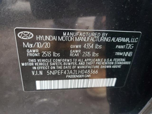 Photo 11 VIN: 5NPEF4JA2LH048366 - HYUNDAI SONATA SEL 