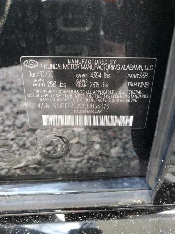 Photo 11 VIN: 5NPEF4JA2LH056323 - HYUNDAI SONATA SEL 