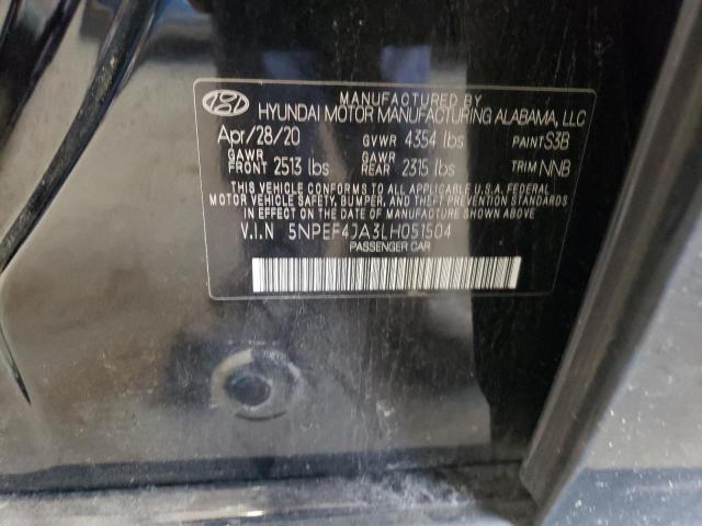 Photo 11 VIN: 5NPEF4JA3LH051504 - HYUNDAI SONATA SEL 