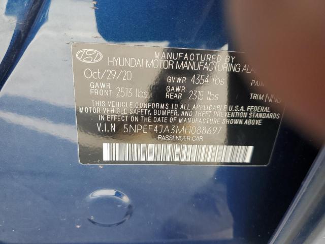 Photo 12 VIN: 5NPEF4JA3MH088697 - HYUNDAI SONATA SEL 