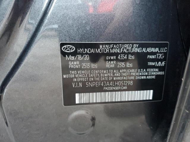 Photo 12 VIN: 5NPEF4JA4LH051298 - HYUNDAI SONATA SEL 