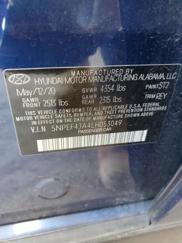 Photo 12 VIN: 5NPEF4JA4LH053049 - HYUNDAI SONATA 