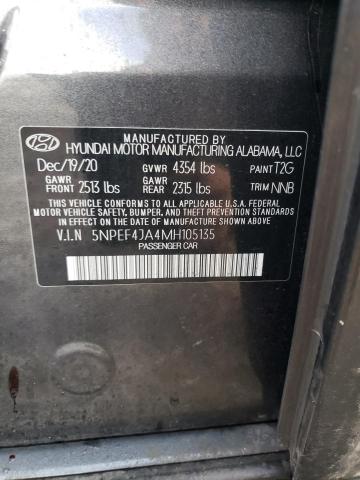 Photo 11 VIN: 5NPEF4JA4MH105135 - HYUNDAI SONATA 