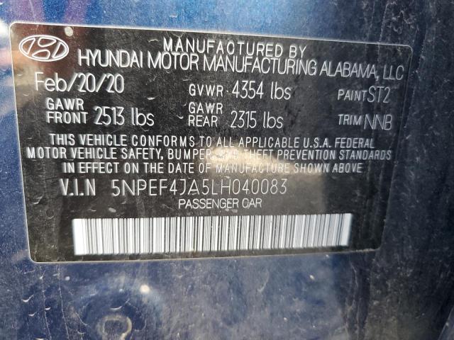 Photo 11 VIN: 5NPEF4JA5LH040083 - HYUNDAI SONATA 