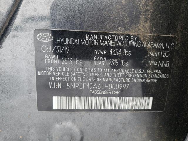 Photo 11 VIN: 5NPEF4JA6LH000997 - HYUNDAI SONATA 