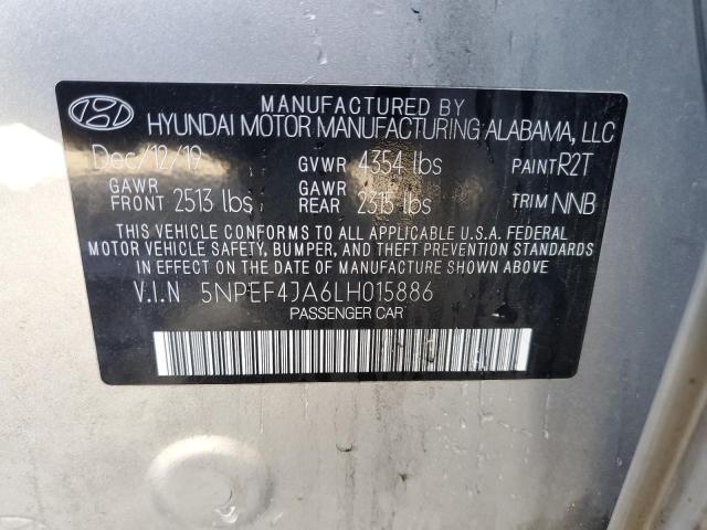 Photo 11 VIN: 5NPEF4JA6LH015886 - HYUNDAI SONATA 