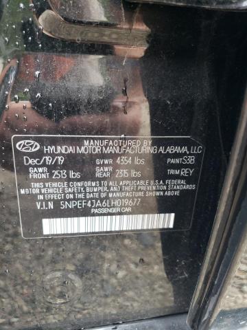 Photo 11 VIN: 5NPEF4JA6LH019677 - HYUNDAI SONATA 