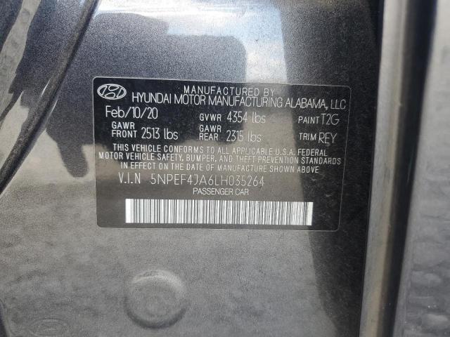 Photo 12 VIN: 5NPEF4JA6LH035264 - HYUNDAI SONATA SEL 