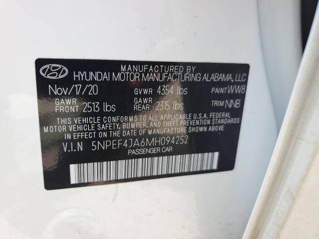 Photo 11 VIN: 5NPEF4JA6MH094252 - HYUNDAI SONATA 