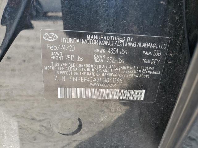 Photo 11 VIN: 5NPEF4JA7LH041798 - HYUNDAI SONATA 