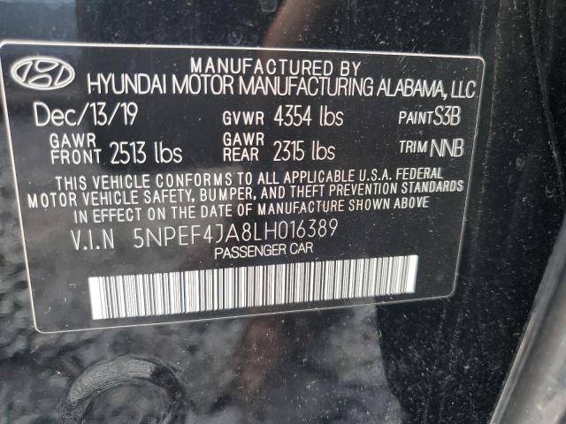 Photo 9 VIN: 5NPEF4JA8LH016389 - HYUNDAI SONATA SEL 