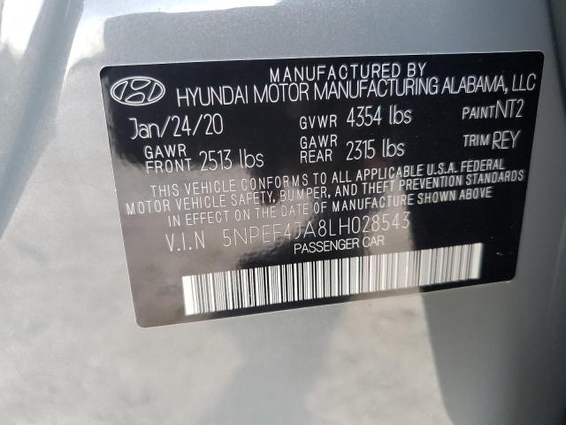 Photo 11 VIN: 5NPEF4JA8LH028543 - HYUNDAI SONATA SEL 