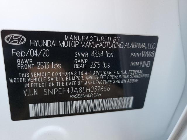 Photo 9 VIN: 5NPEF4JA8LH032656 - HYUNDAI SONATA 4D 