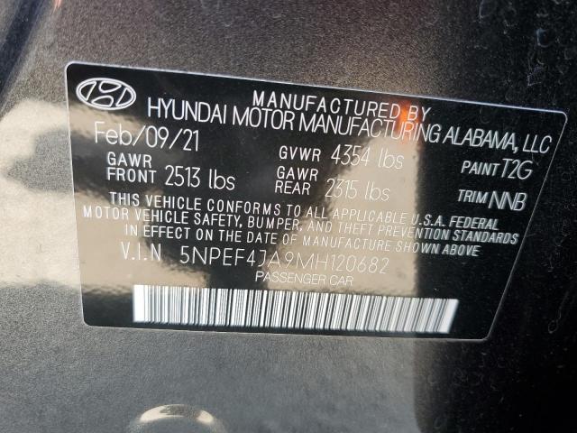 Photo 11 VIN: 5NPEF4JA9MH120682 - HYUNDAI SONATA SEL 