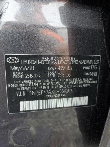 Photo 11 VIN: 5NPEF4JAXLH054206 - HYUNDAI SONATA SEL 