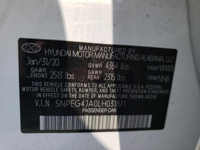 Photo 11 VIN: 5NPEG4JA0LH031871 - HYUNDAI SONATA 