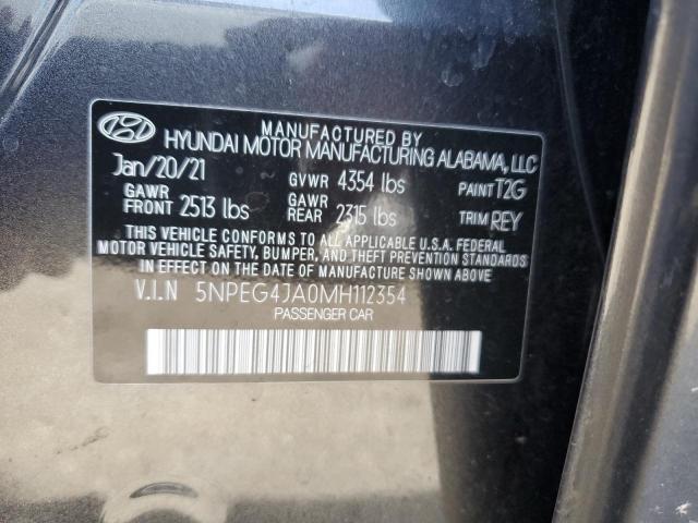 Photo 11 VIN: 5NPEG4JA0MH112354 - HYUNDAI SONATA SE 