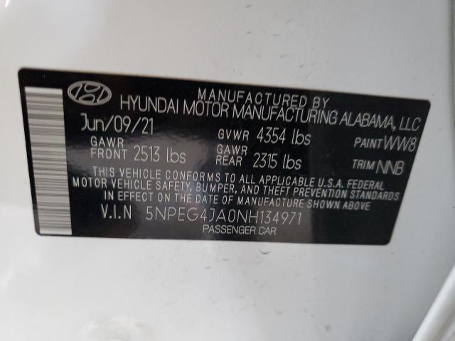 Photo 11 VIN: 5NPEG4JA0NH134971 - HYUNDAI SONATA 