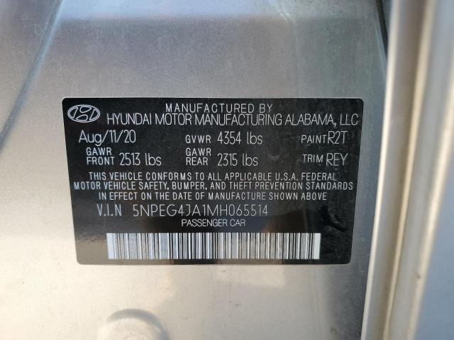 Photo 11 VIN: 5NPEG4JA1MH065514 - HYUNDAI SONATA SE 