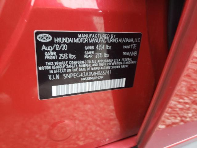 Photo 9 VIN: 5NPEG4JA1MH065741 - HYUNDAI SONATA SE 