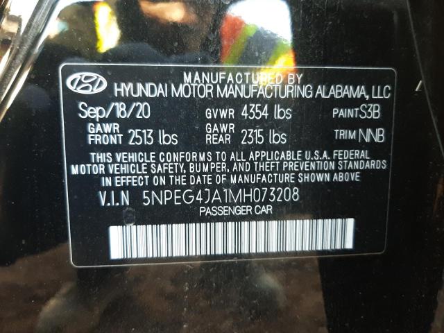 Photo 9 VIN: 5NPEG4JA1MH073208 - HYUNDAI SONATA SE 