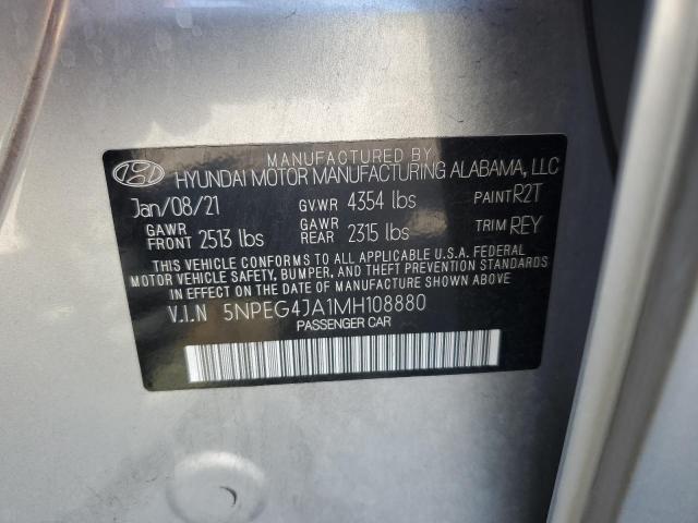 Photo 11 VIN: 5NPEG4JA1MH108880 - HYUNDAI SONATA SE 