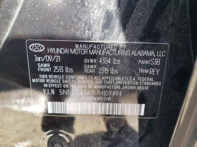 Photo 11 VIN: 5NPEG4JA1MH109494 - HYUNDAI SONATA SE 