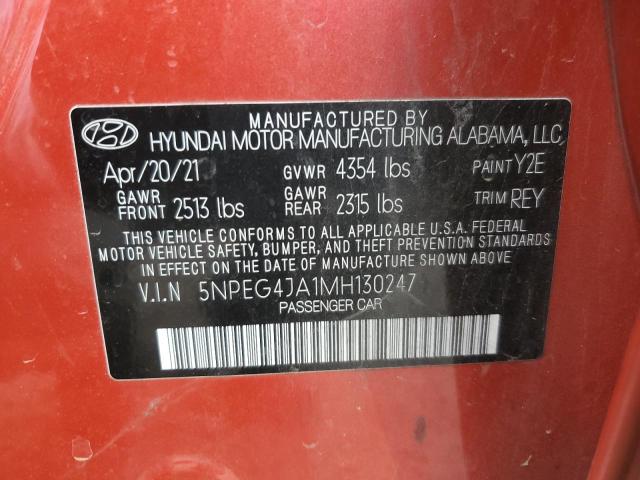 Photo 11 VIN: 5NPEG4JA1MH130247 - HYUNDAI SONATA SE 