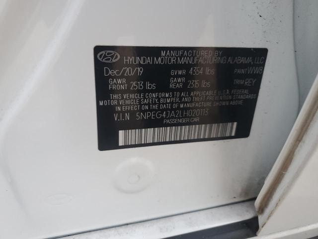 Photo 12 VIN: 5NPEG4JA2LH020113 - HYUNDAI SONATA SE 