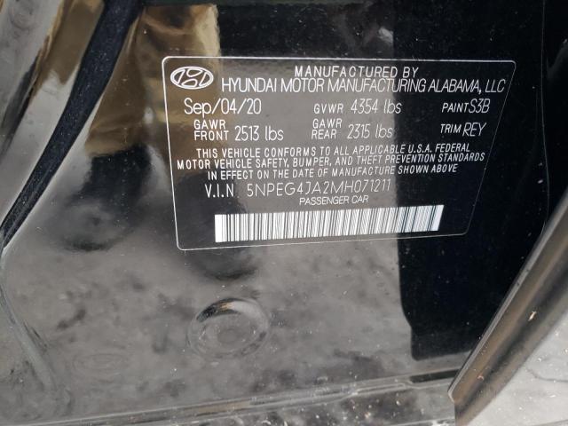 Photo 9 VIN: 5NPEG4JA2MH071211 - HYUNDAI SONATA SE 