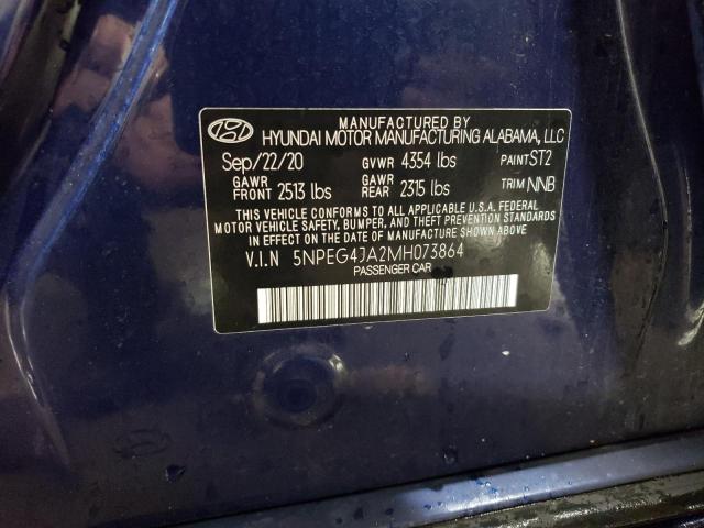 Photo 12 VIN: 5NPEG4JA2MH073864 - HYUNDAI SONATA 