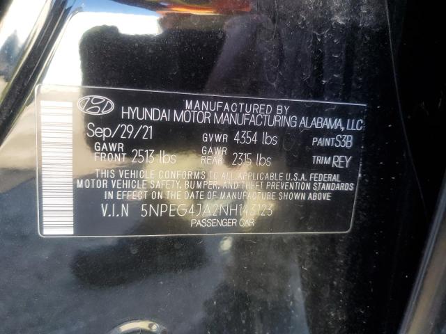 Photo 11 VIN: 5NPEG4JA2NH143123 - HYUNDAI SONATA SE 