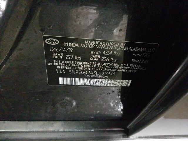 Photo 9 VIN: 5NPEG4JA3LH017446 - HYUNDAI SONATA SE 