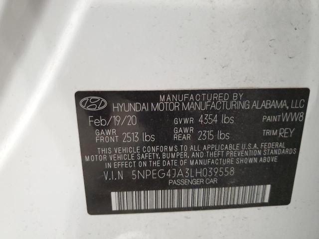 Photo 12 VIN: 5NPEG4JA3LH039558 - HYUNDAI SONATA SE 