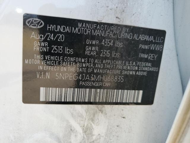 Photo 12 VIN: 5NPEG4JA3MH068835 - HYUNDAI SONATA 